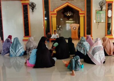 Kajian Dhuha di masjid Miftahul Huda