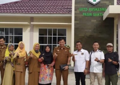 Kunjungan kerja ke UPTD Puskesmas Pasir Sakti dan Way Jepara