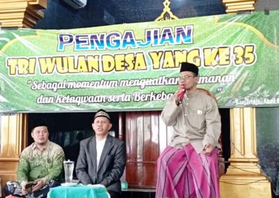 Pengajian triwulan ke-35 Desa Banjarejo