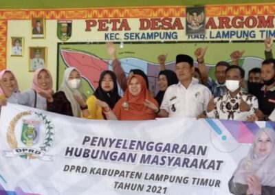 Kegiatan Hubungan Masyarakat bersama warga Desa Hargomulyo