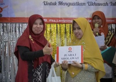 DPD PKS Lampung Timur mengadakan lomba Sholawat