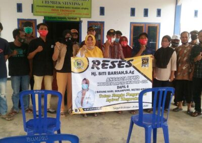 Kegiatan reses atau jaring aspirasi di Desa Trimulyo