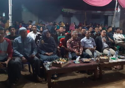 Menghadiri HUT RI yang ke 74 di desa banjarrejo